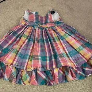Ralph Lauren 3/3T multi color plaid spring/summer dress